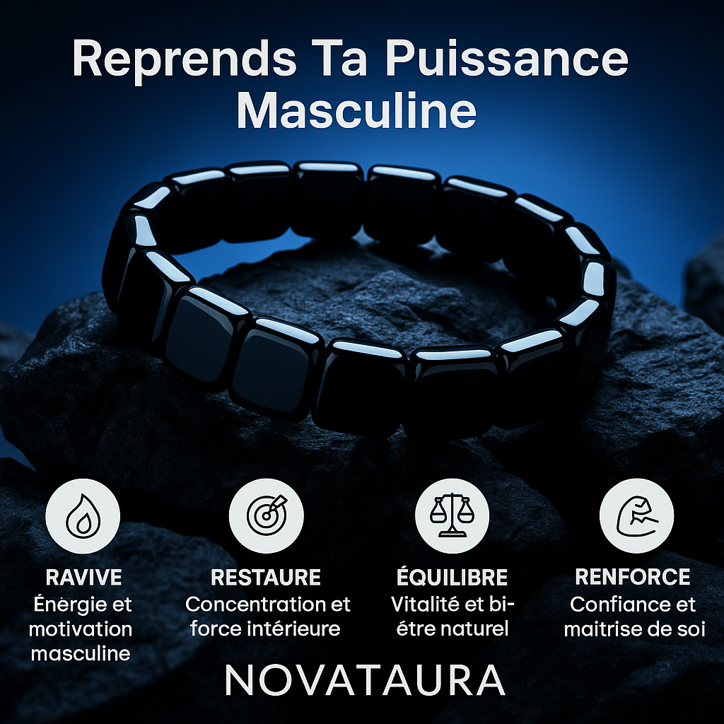 Novataura Bracelet en hématite