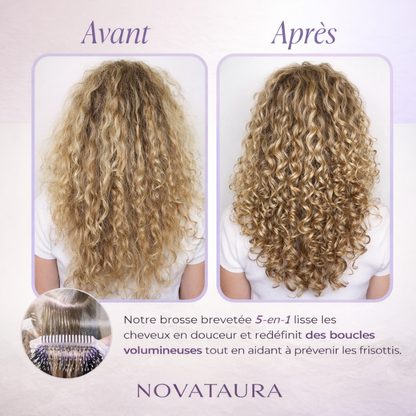 Brosse NovaCurl Rose: Marre des frisottis et des boucles sans forme ?