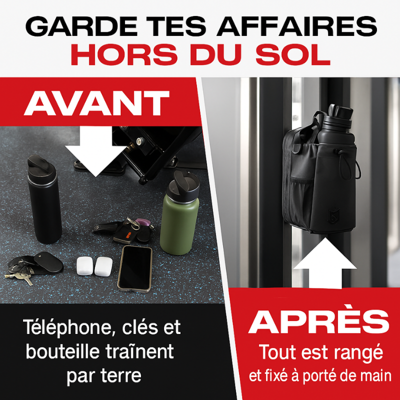 Sac Magnétique Fitness – Compact & Sécurisé