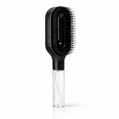 Brushydro Bleu: Brosse Vaporisateur 2-en-1 – Démêle & Hydrate