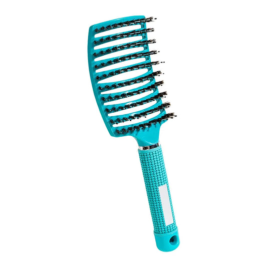 Brosse Démêlante Bleu Turquoise– Cheveux Fragiles