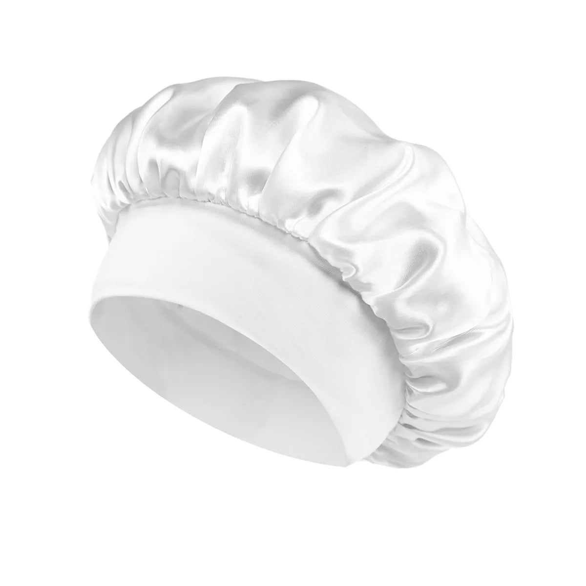 🌙 Bonnet de Nuit en Soie Satinée