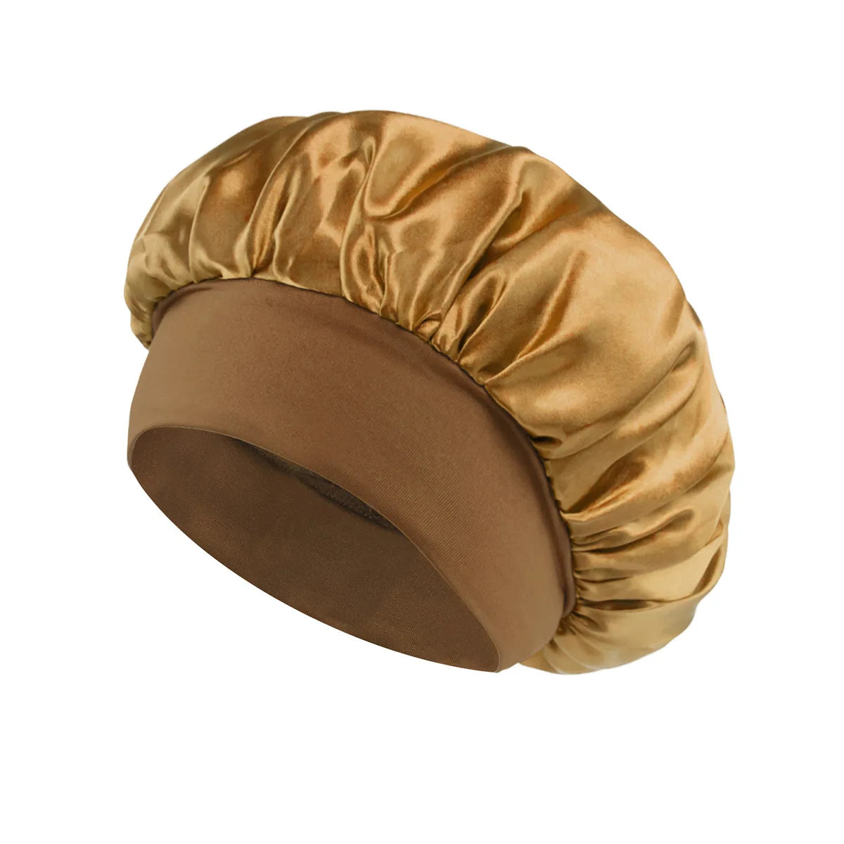 🌙 Bonnet de Nuit en Soie Satinée