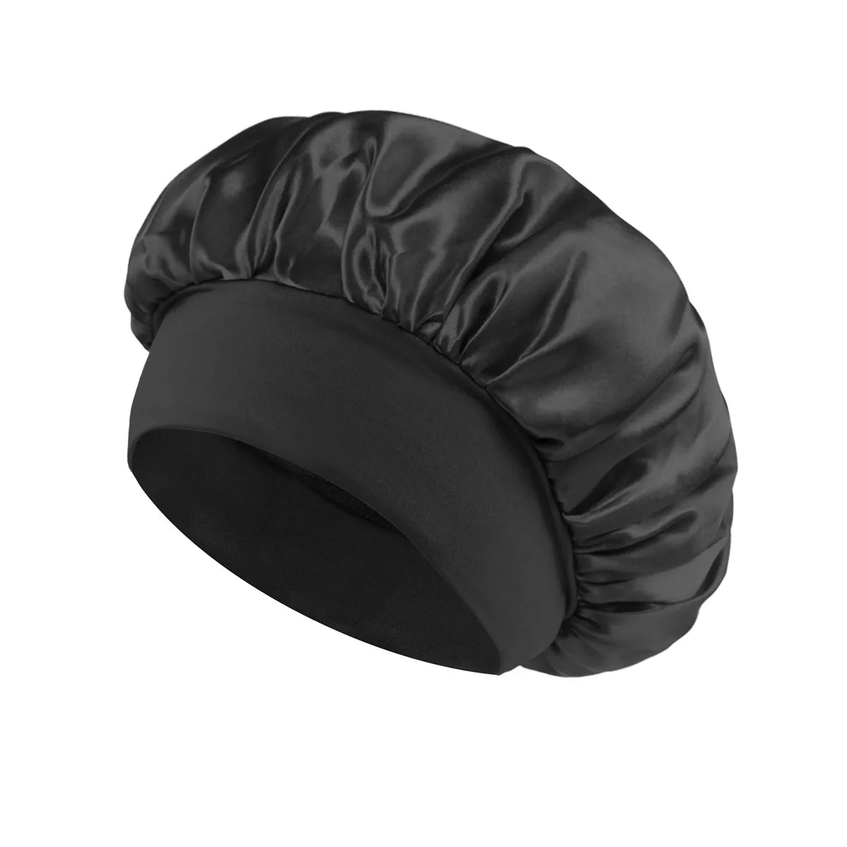 🌙 Bonnet de Nuit en Soie Satinée