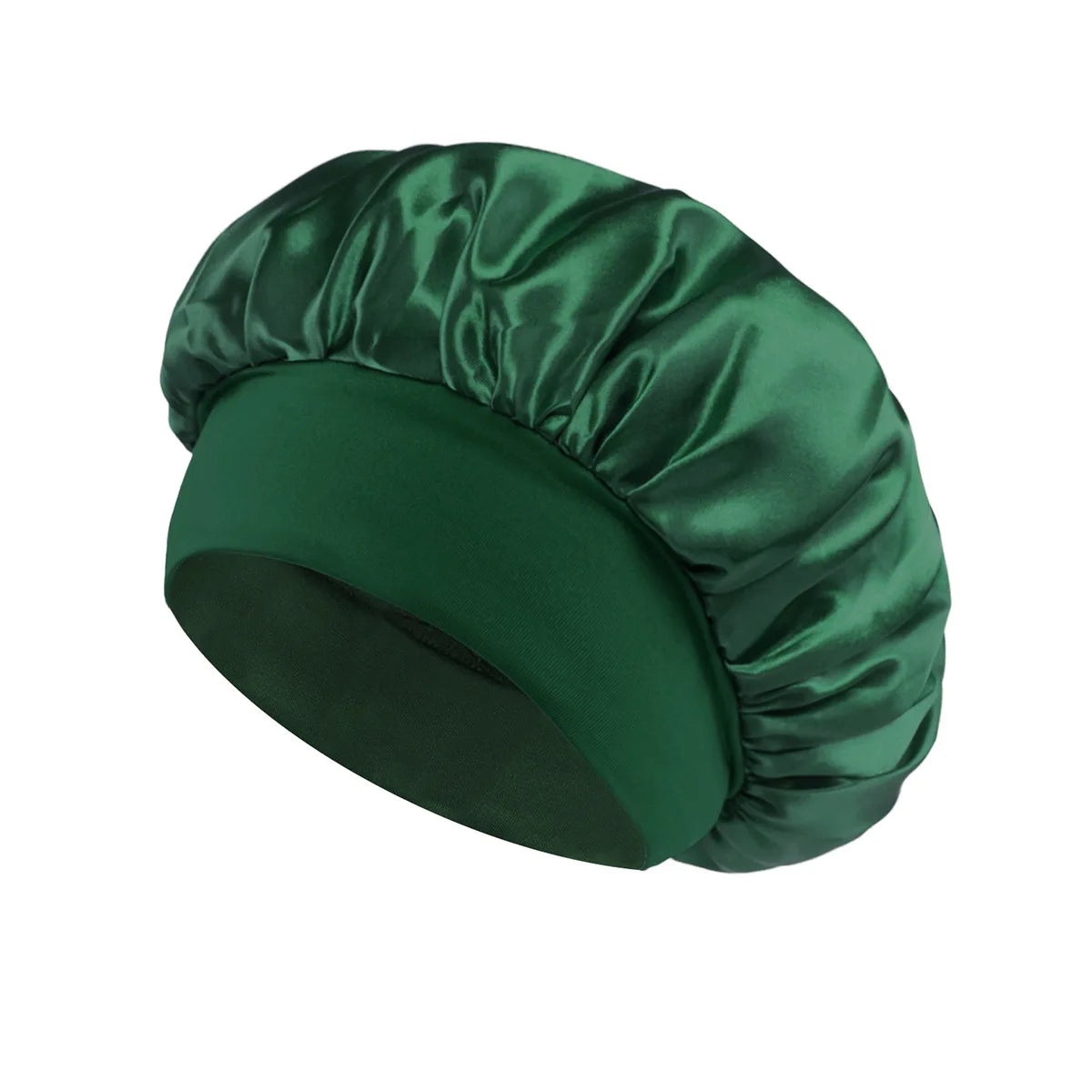 🌙 Bonnet de Nuit en Soie Satinée