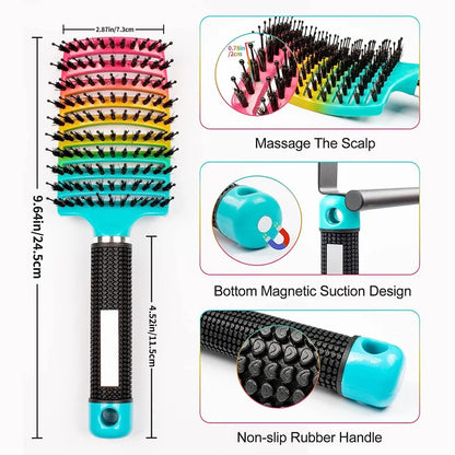 Brosse Démêlante Violet – Cheveux Fragiles