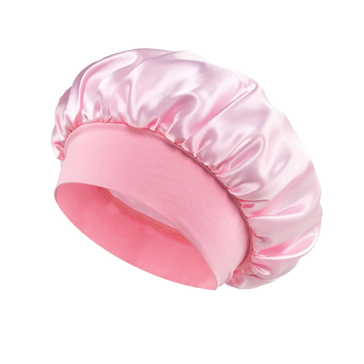 🌙 Bonnet de Nuit en Soie Satinée