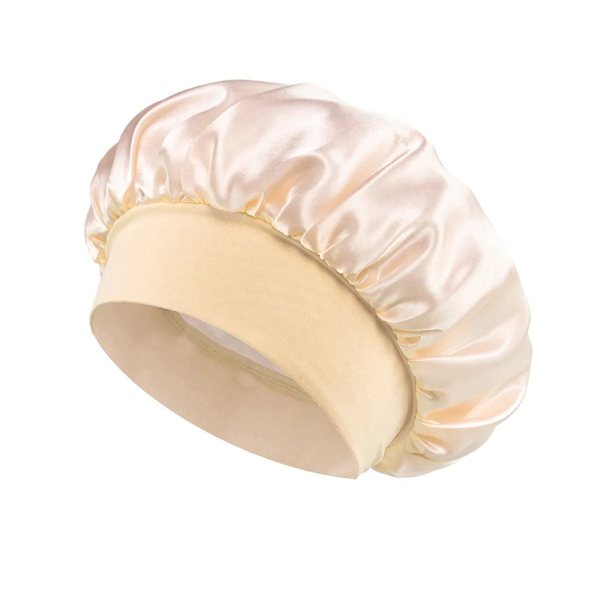 🌙 Bonnet de Nuit en Soie Satinée