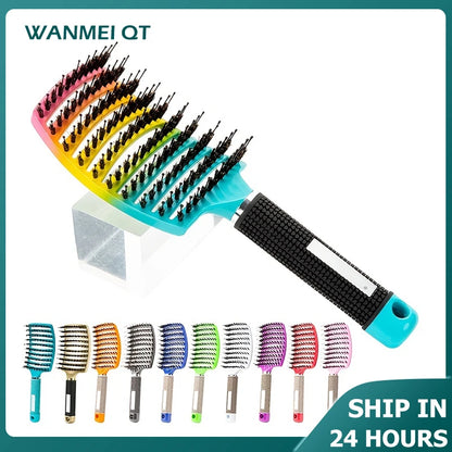 Brosse Démêlante Violet – Cheveux Fragiles